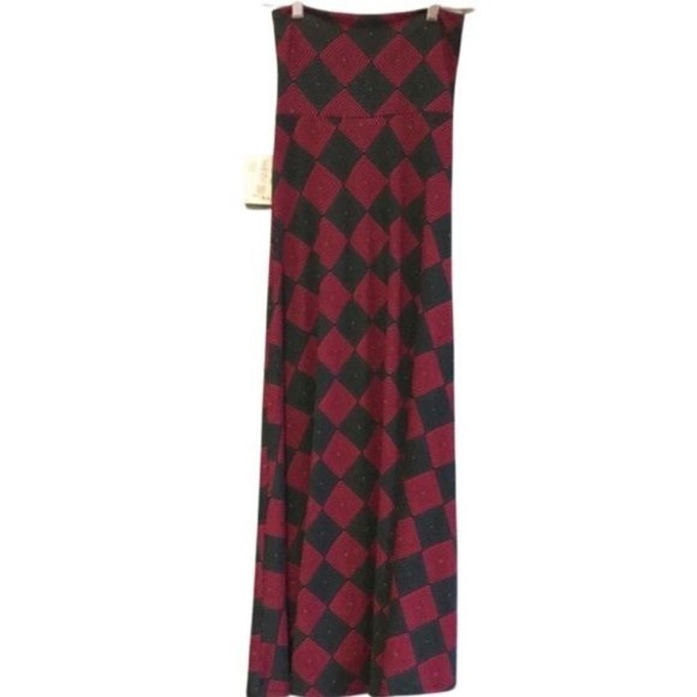 Lularoe Skirt Purple Red Graphic XXS